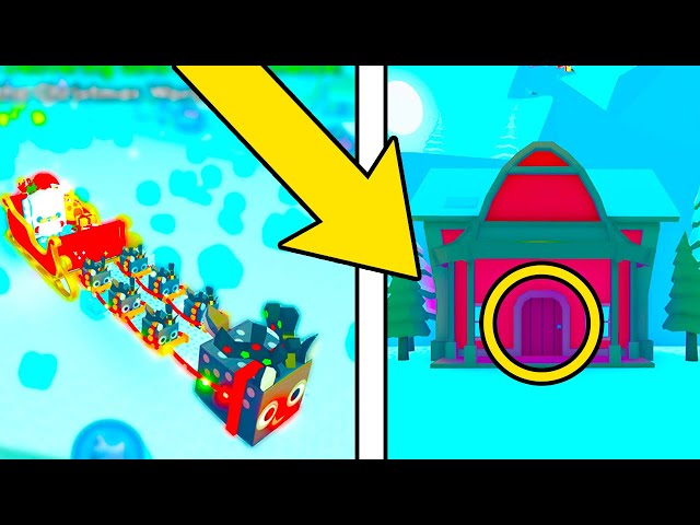 I Found a BIG SECRET inside the SANTA SLEIGH in Pet Simulator X! (Christmas Event)