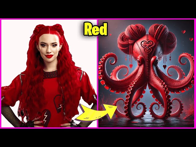 DESCENDANTS THE RISE OF RED CHARACTERS AS OCTOPUS