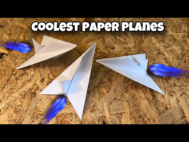 How To Make A Coolest Paper Airplane In 2 Minutes