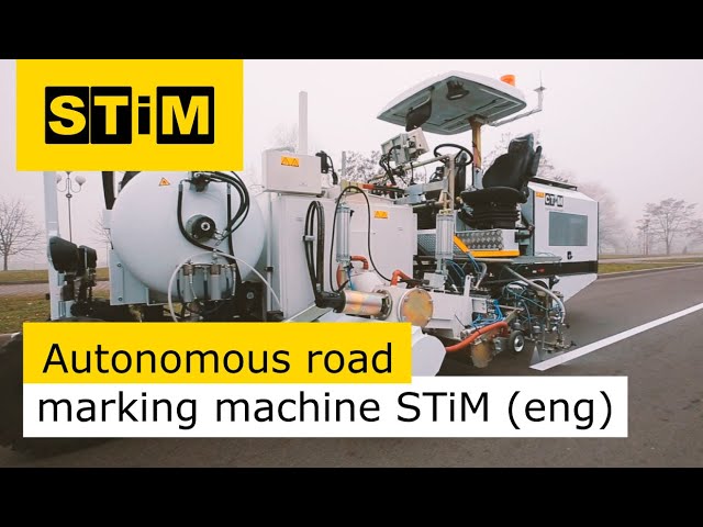 STiM - autonomous road marking machine (eng)