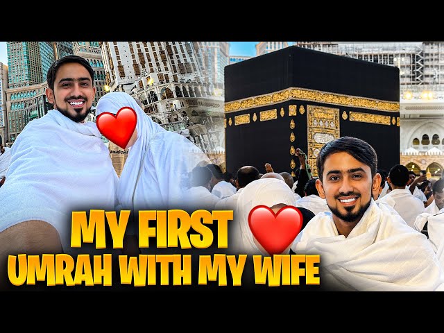 Ayesha ke sath first umrah hogaya🕋😇❤️