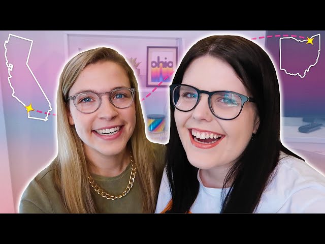 MOVING IN TOGETHER AFTER BEING LONG DISTANCE 👭(across the country) | Lesbian Couple