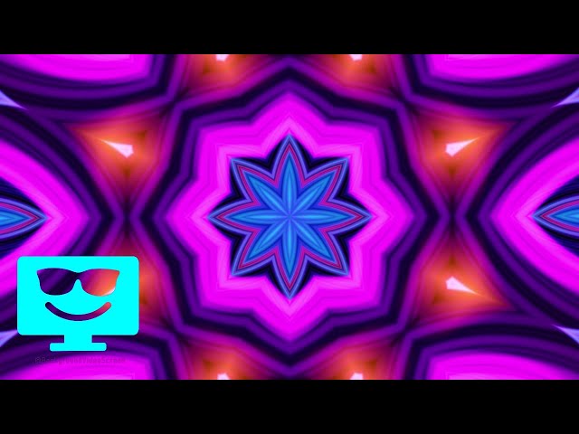 Kaleidoscope Screensaver 4K - 12 Hours (No sound) Background Wallpapers