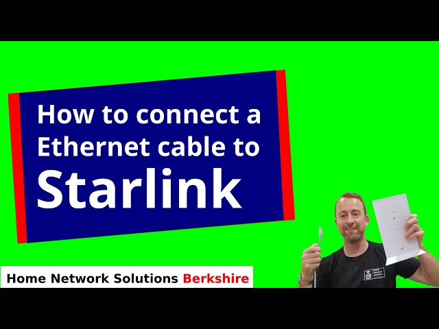 How to connect an Ethernet cable to a Starlink Router (Gen 2)