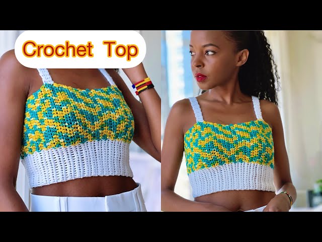 Crochet Easy Multicolor Top