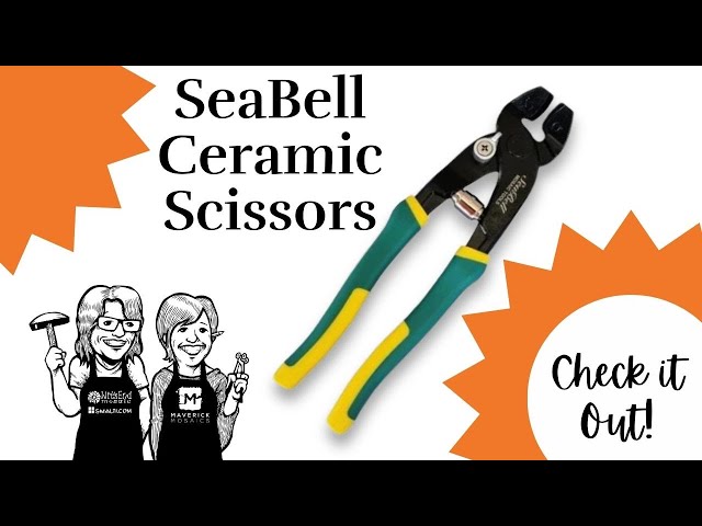 Introducing Seabell Mosaic Ceramic Scissors: Dive into the Art of Precision Cutting!