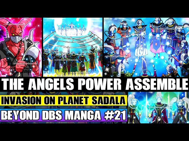 Beyond Dragon Ball Super All 12 Angels Assemble Together! Invasion On Planet Sadala In Universe 6!