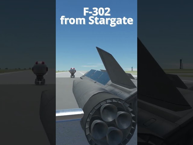 Stargate's F-302 in Kerbal Space Program - Runway 360°