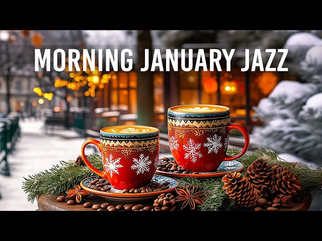 January Jazz - Relaxing Morning Cafe Music & Soft Winter Bossa Nova instrumental for Good Mood