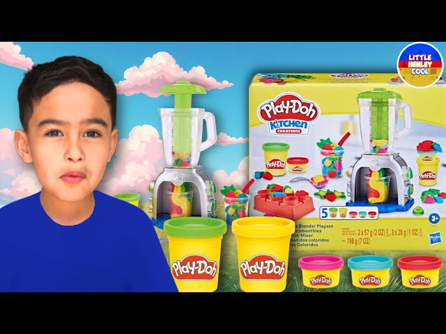 Littlehenleycool plays with Play-Doh Blender Playset