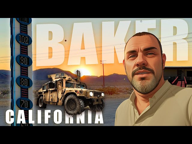 BAKER, LA CAPITAL DE LA CHALEUR !!! 🥵 EN CALIFORNIE