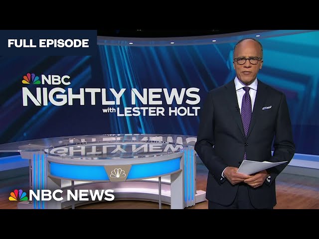 Nightly News Full Broadcast - May 22