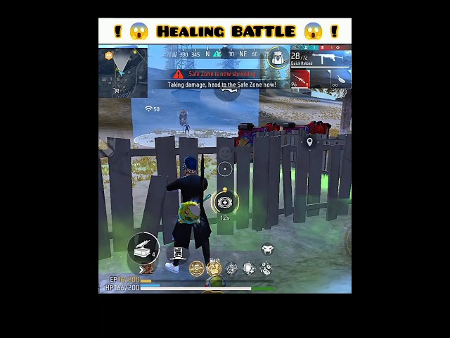 Last zone Healing Battle challenge impossible Booyah #shorts #viral #freefire👍🙏🙏