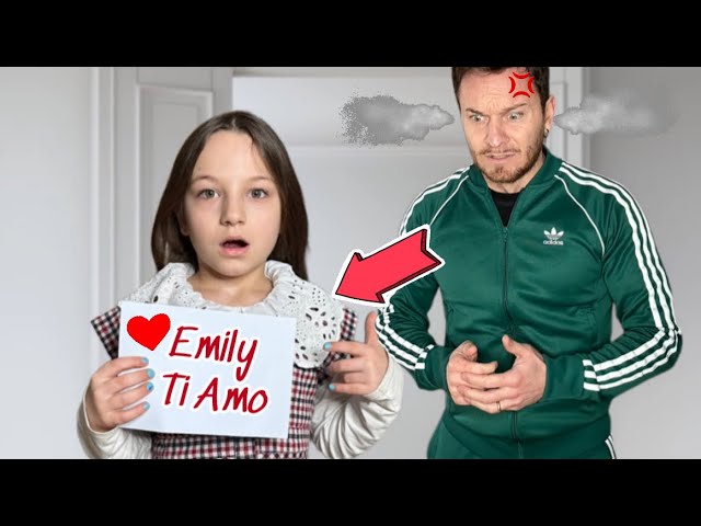 EMILY HA UN AMMIRATORE SEGRETO!(papa’ Daniele e’ geloso.)