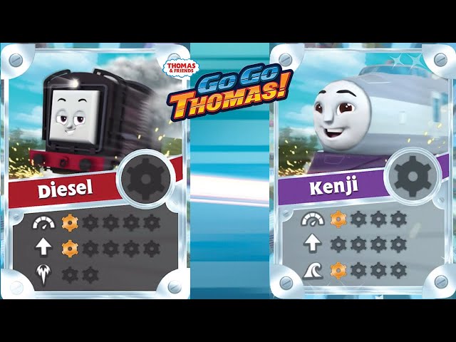 Thomas & Friends: Go Go Thomas - Train Games | Now Diesel and Kenji Evolved to Silver Engine !