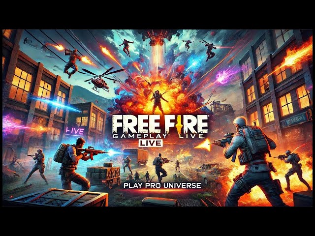 FREE FIRE GAMEPLAY LIVE WITH @PlayProUniverse   💖 RANK PUSH CS & BR | GARENA FREE FIRE