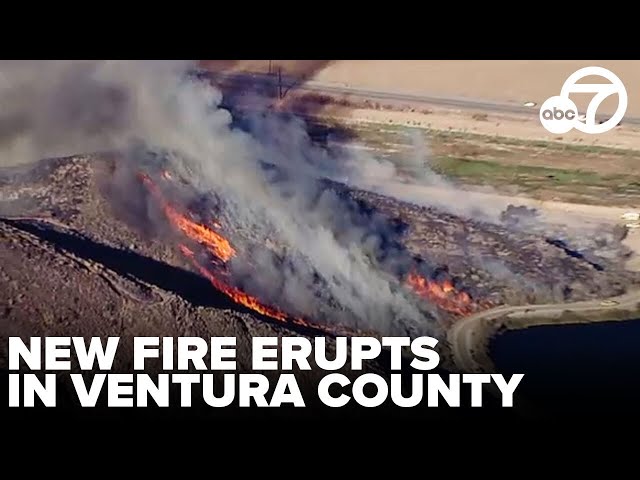 New fire erupts in Ventura County near Camarillo