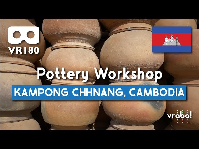 [VR180/5K] Pottery Workshop (Kampong Chhnang City, Kampong Chhnang Province, Cambodia)