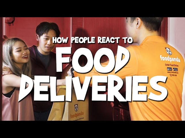 How People React To Food Deliveries