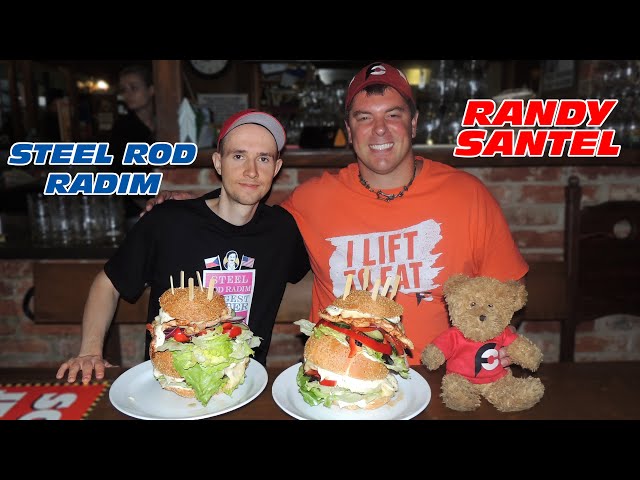 1000 CZK Jumbo Burger Challenge w/ Randy Santel!!