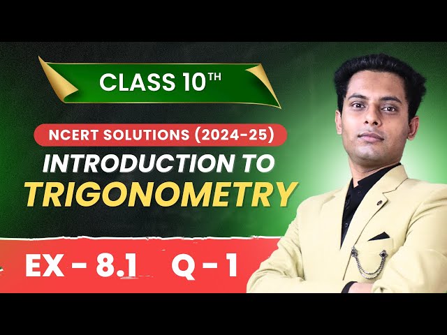 Class 10 Ex - 8.1 Q1 Maths (Trigonometry) NCERT CBSE #mathstricksandtips #cabhaiya