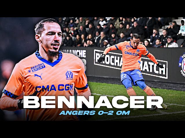 𝗙𝗢𝗖𝗨𝗦 sur la première d’Ismael BENNACER 🇩🇿 avec l’OM contre Angers 👀 • Bennacer vs Angers • HD