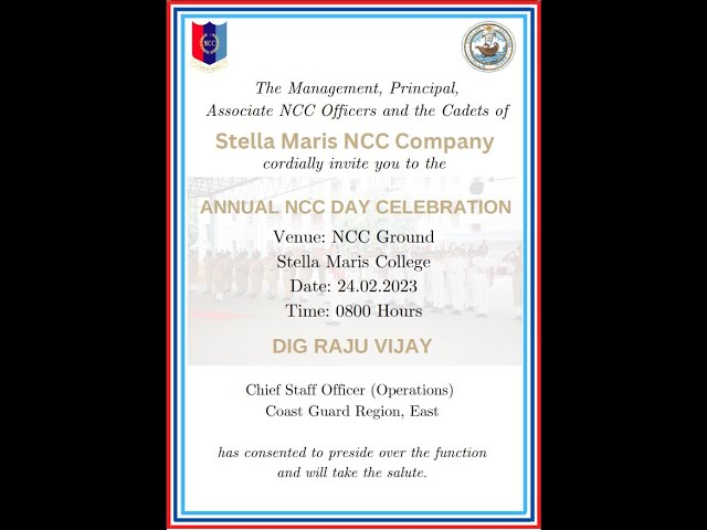 ANNUAL NCC DAY CELEBRATION