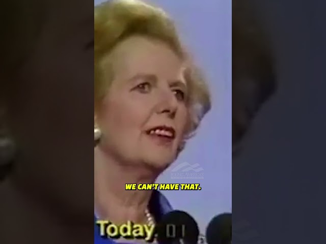 Margaret Thatcher DISMANTLES Leftism In Less Than 30 Seconds