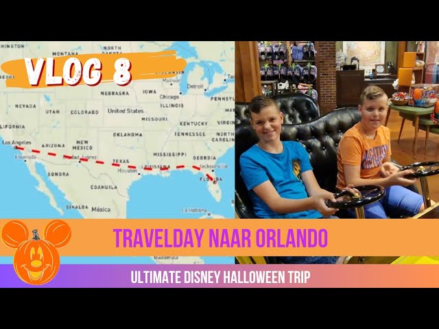 Vlog 8 | Travelday 2 to Orlando & Disney Springs | Disney Halloween vacation