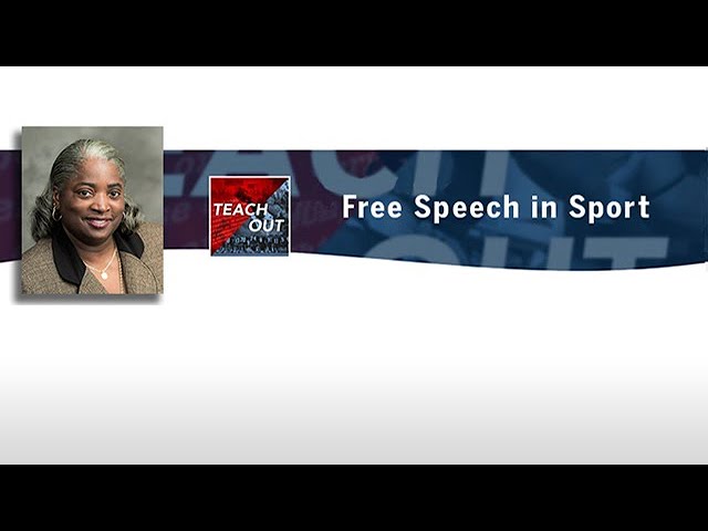 2. Free Speech in Sport: Legal Perspectives