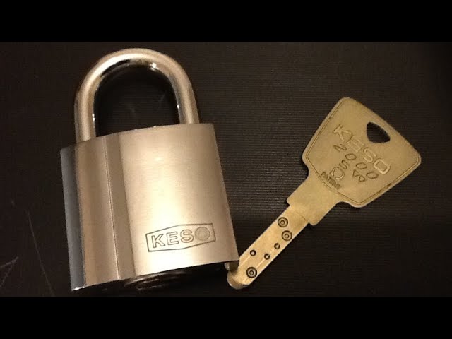 #2 Keso 2000s Raked Open with a Cheap Goso Pick. #LockpickingBelfast #Keso2000s