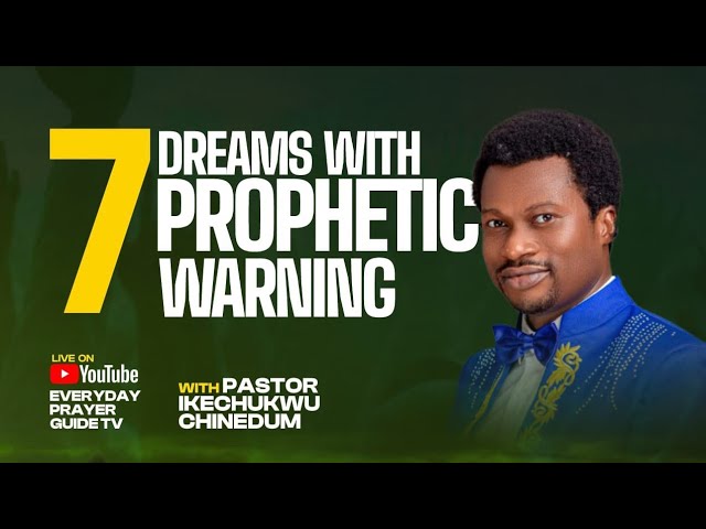 7 DREAMS THAT SHOWS A PROPHETIC WARNING IN YOUR LIFE #dreams #deliveranceprayers