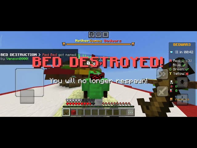 bedwars gamplay