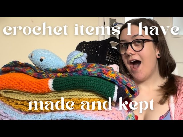 It's just a few finished projects! ~ Showing you my finished projects #crochet #craft