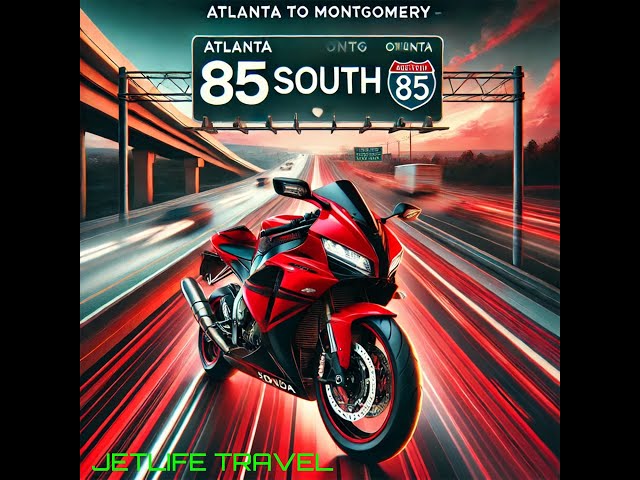 Epic Ride on 85 South: Atlanta to Montgomery on a Honda CBR 1000! #motorcycletravel #solotravel