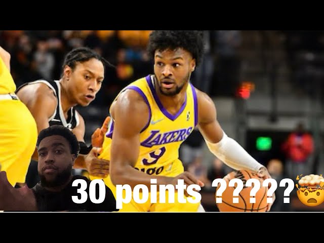 Bronny drop career high 30 points🤯 Bronny James full highlights