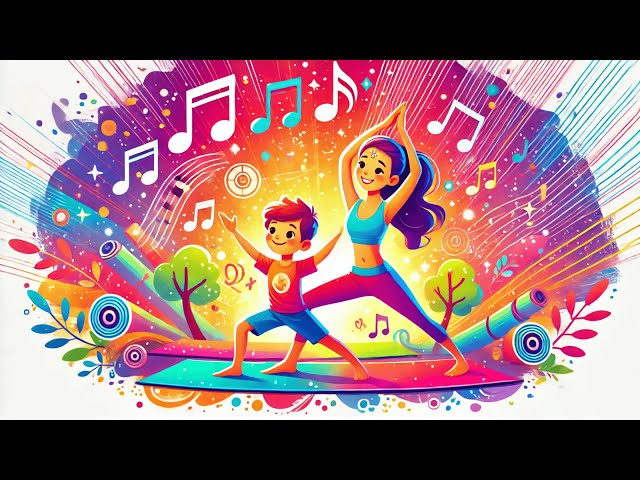 Yoga Time for Kids & Moms: Stretching and Singing 'Skip to My Lou' Together! 🎶🤸‍♀️ | Yoga for Kids