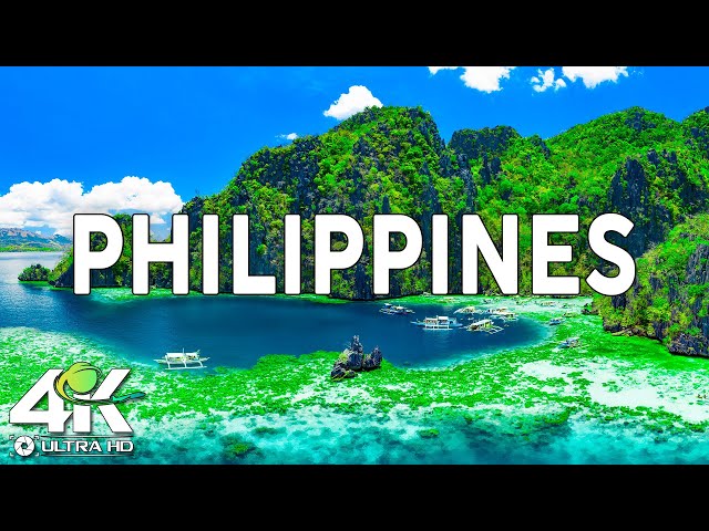 Philippines 4K 🚀 Relaxing Music Along With Beautiful Nature Videos 🌞 4K Video Ultra HD