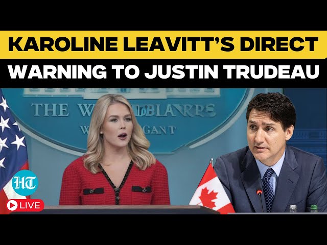 US News Live: Karoline Leavitt Issues Dire Warning To Canada's Justin Trudeau | Trump | Tariffs