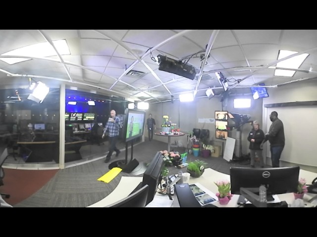 LIVE 360° view of our #AfterCast Q&A behind-the-scenes from our studio!