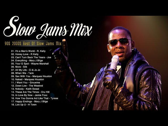 BEST SLOW JAMS LOVE SONGS  Mary J Blige, Joe, R Kelly, Keith Sweat, Usher   R&B Mix 90's and 2024