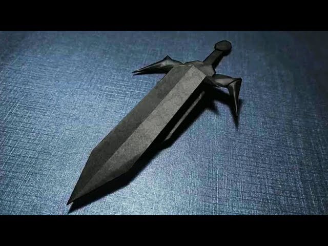 Origami SWORD (TUTORIAL) How to make an Origami Sword Designed by Agung Mahendara