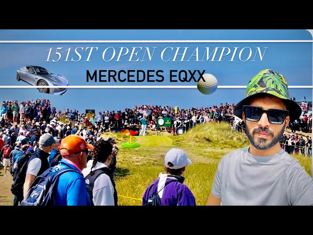 I met Golf players |Mercedes EQXX Futuristic car | The open Royal Liverpool