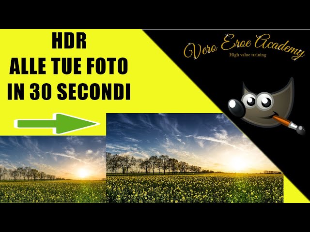 HDR YOUR PHOTOS IN 30 SECONDS - HOW TO DO HDR - HDR GIMP TUTORIAL