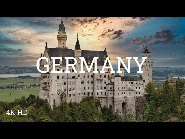 Flying Over Germany 4K UHD - Beautiful Nature Videos and Relaxing Music 4K Video