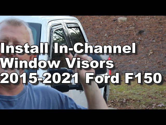 2015 to 2021 Ford F150 AVS In-Channel Window Visors