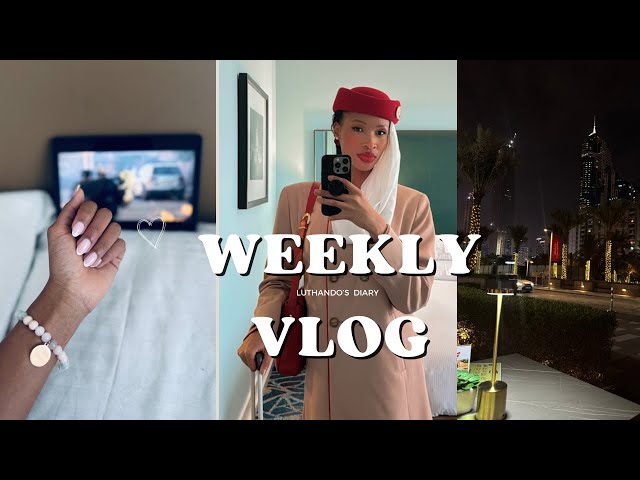 VLOG|WEEK IN A LIFE OF A EMIRATES SOUTH AFRICAN CABIN CREW | DUBAI | OFF DAYS|SOUTH AFRICAN YOUTUBER