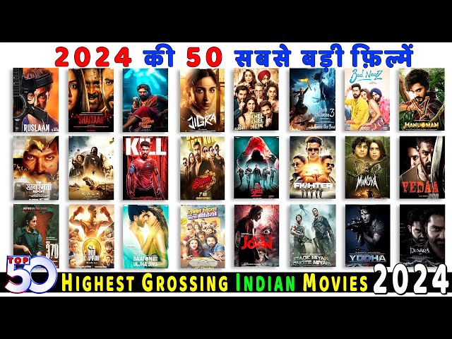 India's HIGHEST GROSSING Movies of 2024 EXPOSED! | Get Ready for the BEST Bollywood Movies of 2024