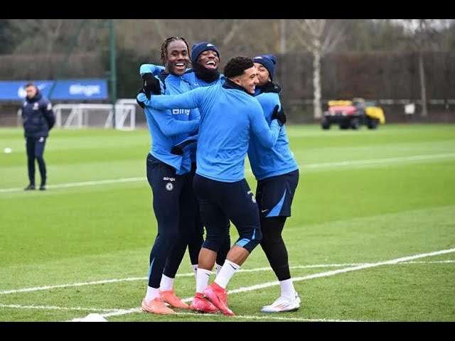 chelsea training including Chalobah and George