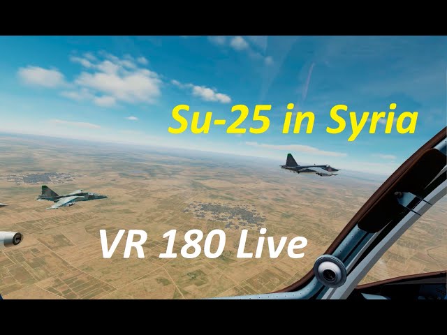 Su-25 in Syria, Combat in 3D VR180 DCS #dcs #combat #syria